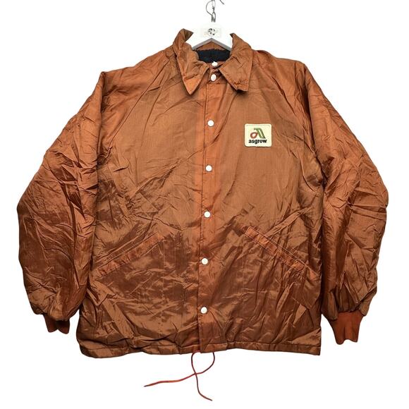 Swingsters Other - Vintage 70s 80s Swingster asgrow Coach Snap Button Lined Jacket Mens Large Brown